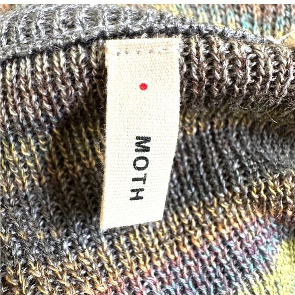 Anthro Moth striped space dye long sleeved sweater - Picture 8 of 13